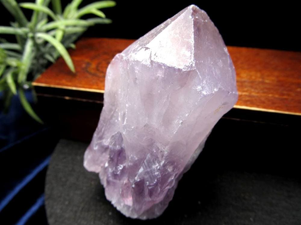 アメジスト 紫水晶 イリデッセンス 天然石 トライゴーニック