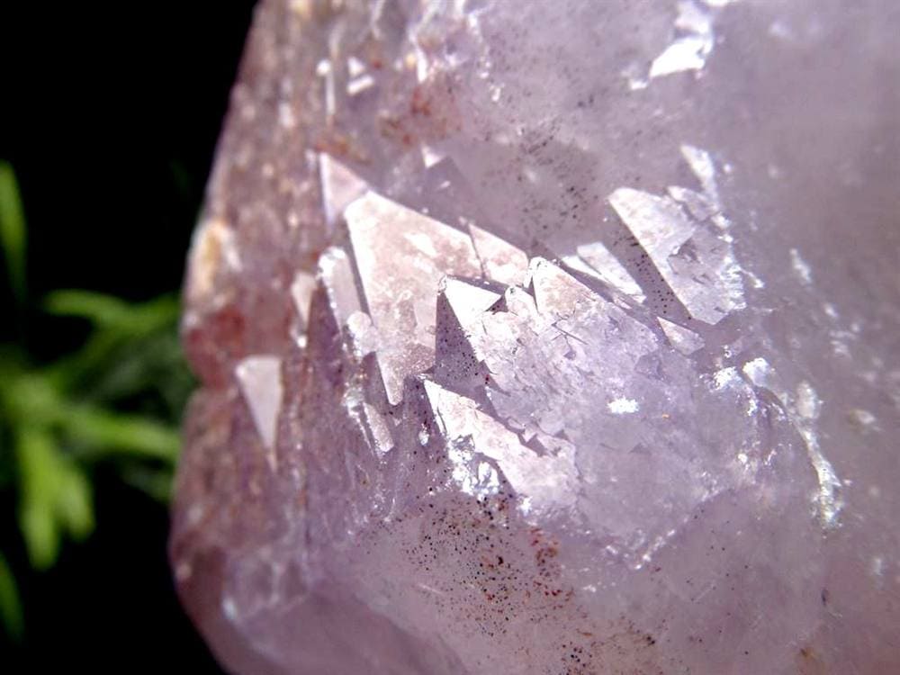 アメジスト 紫水晶 イリデッセンス 天然石 トライゴーニック