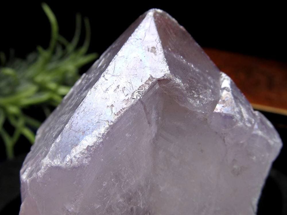 アメジスト 紫水晶 イリデッセンス 天然石 トライゴーニック