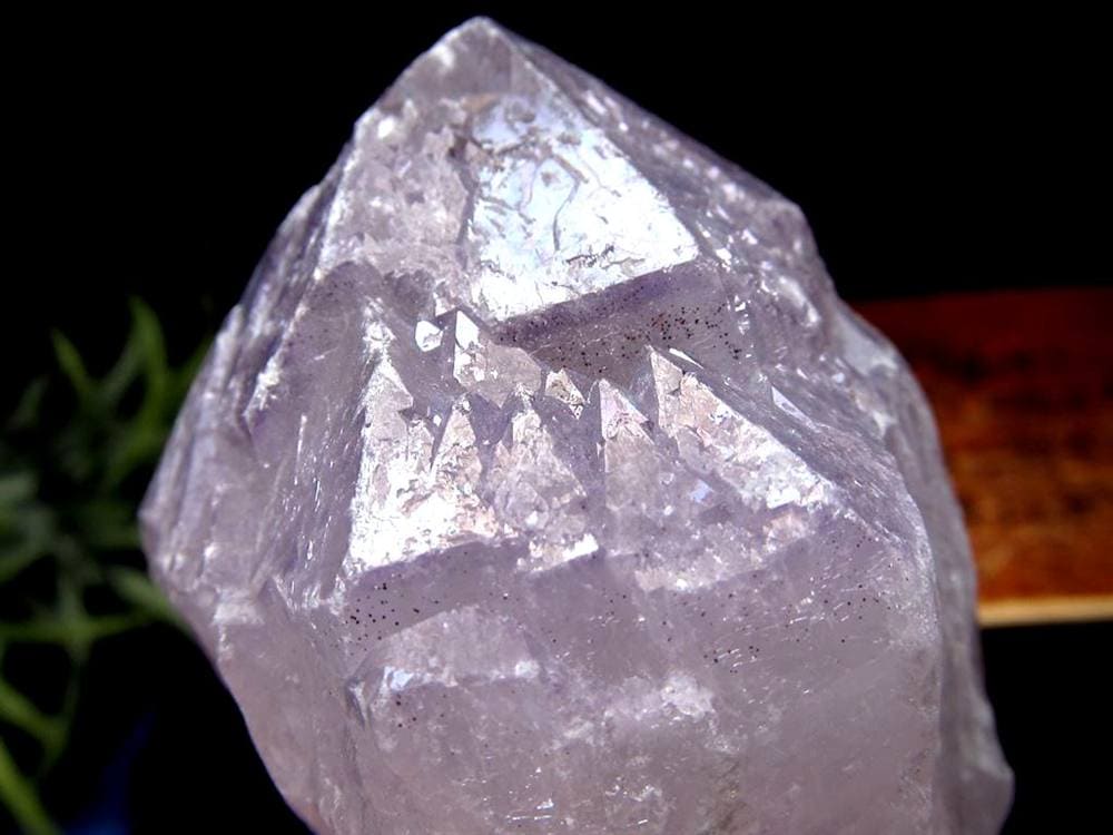 アメジスト 紫水晶 イリデッセンス 天然石 トライゴーニック
