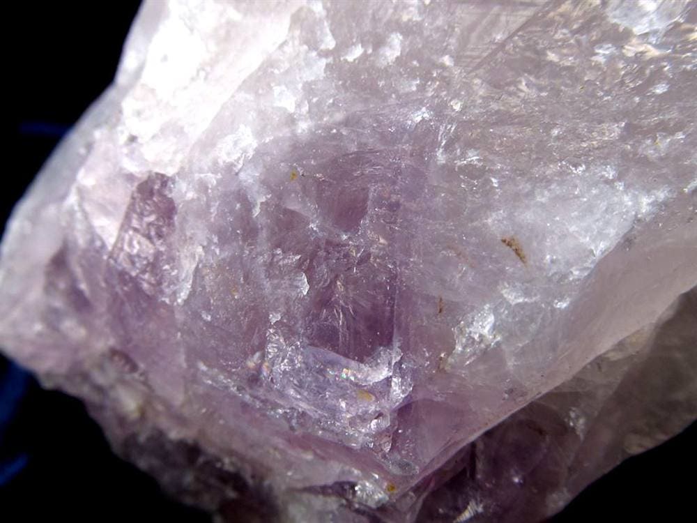 アメジスト 紫水晶 イリデッセンス 天然石 トライゴーニック