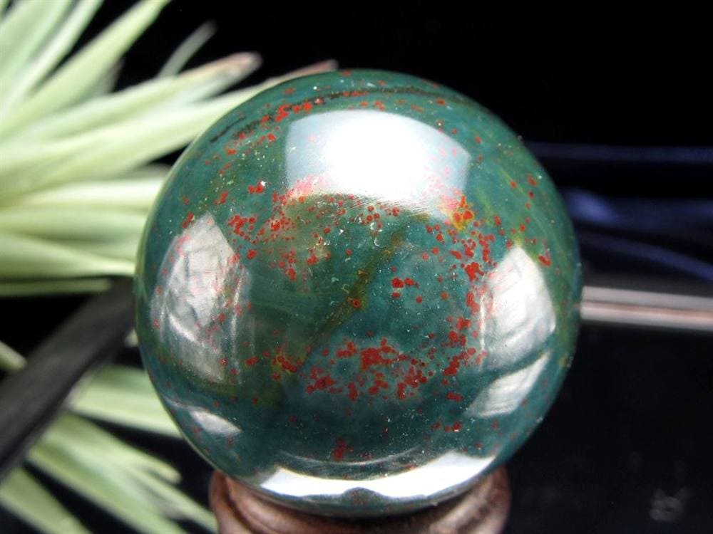 ブラッドストーン ヘリオトロープ 丸玉 スフィア