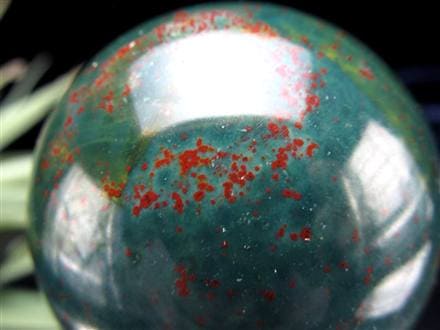 ブラッドストーン ヘリオトロープ 丸玉 スフィア