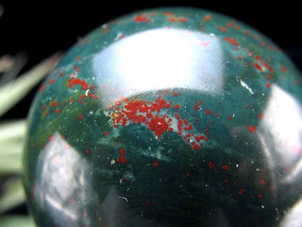 ブラッドストーン ヘリオトロープ 丸玉 スフィア