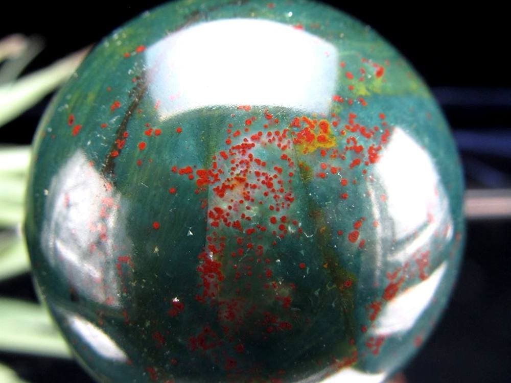 ブラッドストーン ヘリオトロープ 丸玉 スフィア