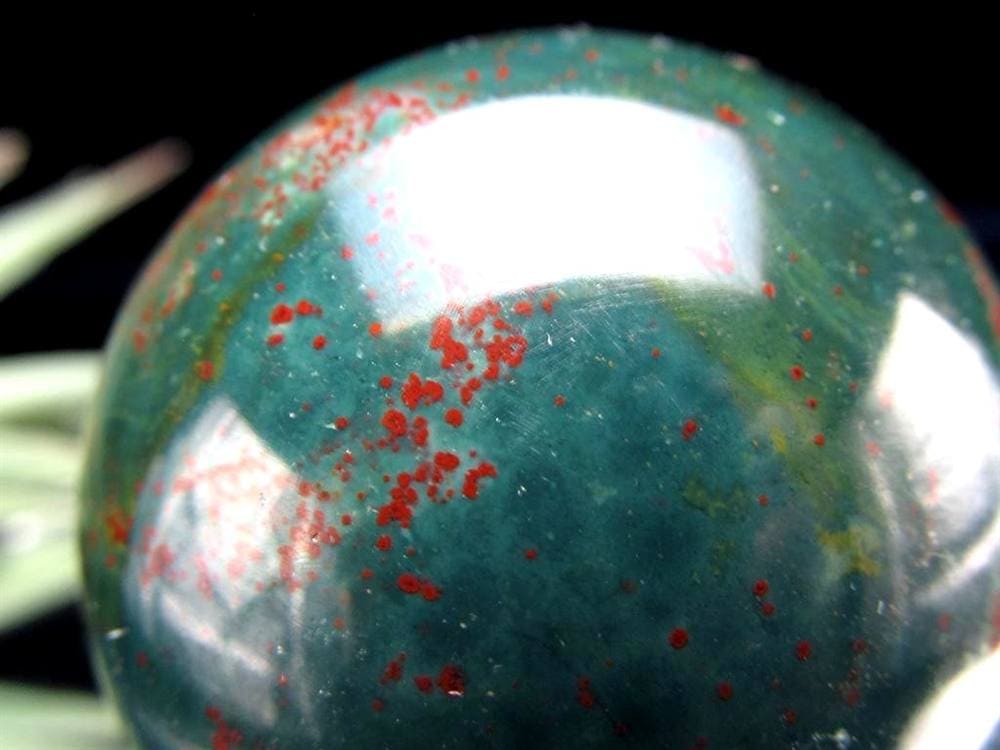 ブラッドストーン ヘリオトロープ 丸玉 スフィア