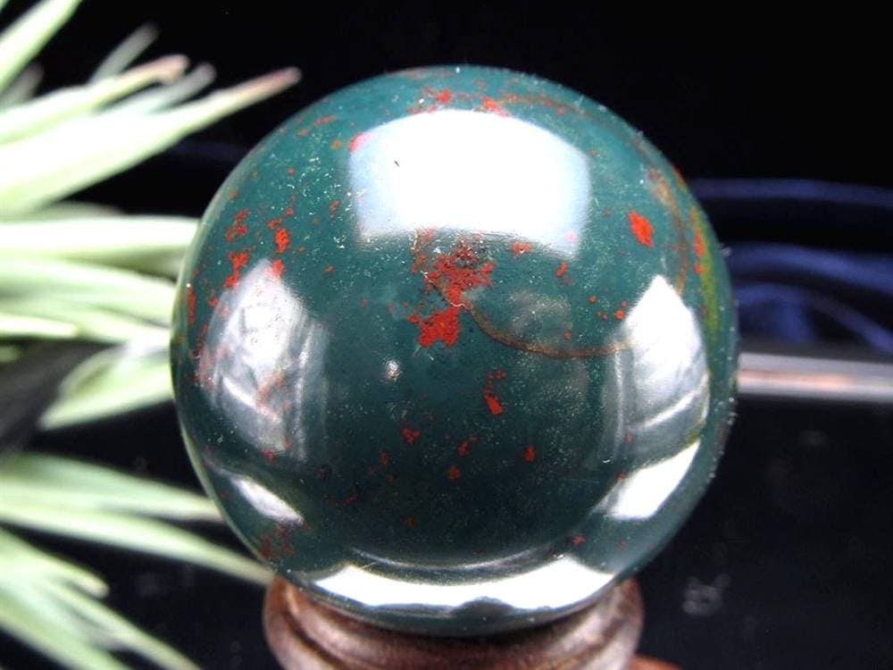 ブラッドストーン ヘリオトロープ 丸玉 スフィア