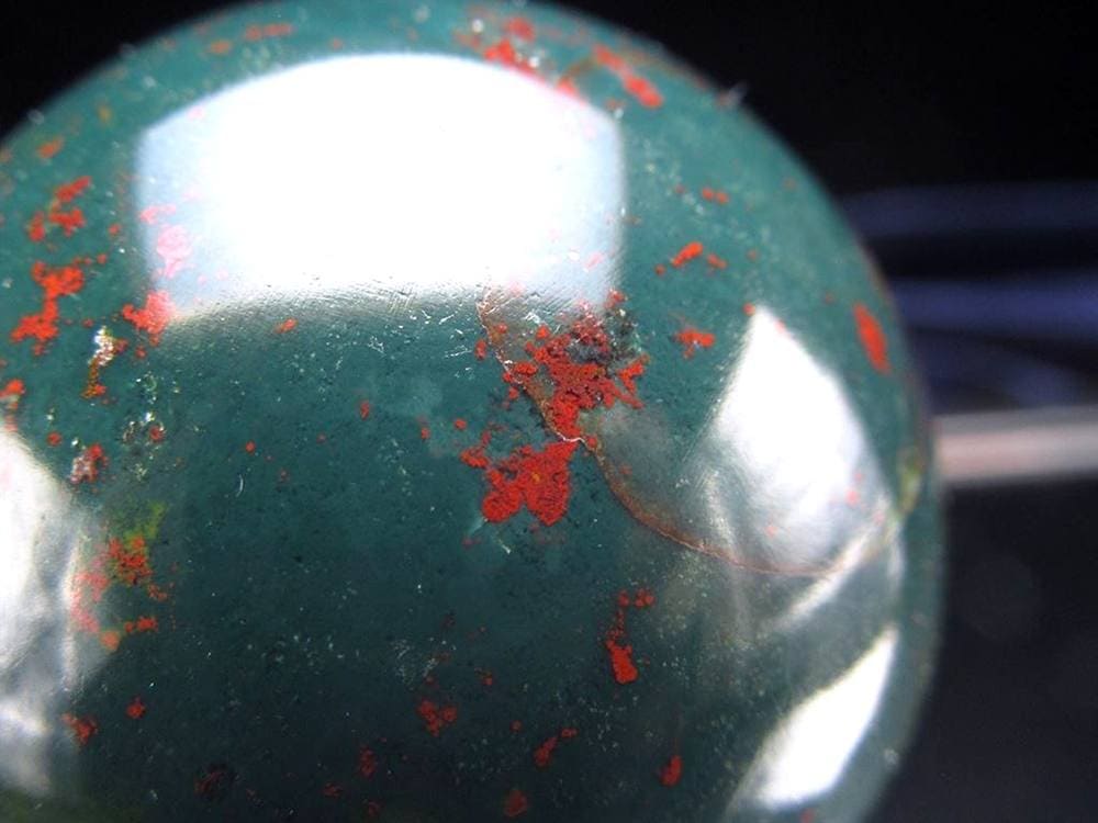 ブラッドストーン ヘリオトロープ 丸玉 スフィア