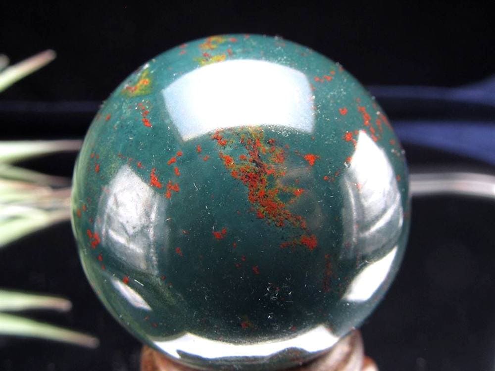 ブラッドストーン ヘリオトロープ 丸玉 スフィア