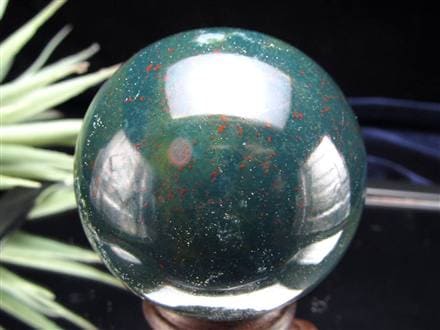 ブラッドストーン ヘリオトロープ 丸玉 スフィア