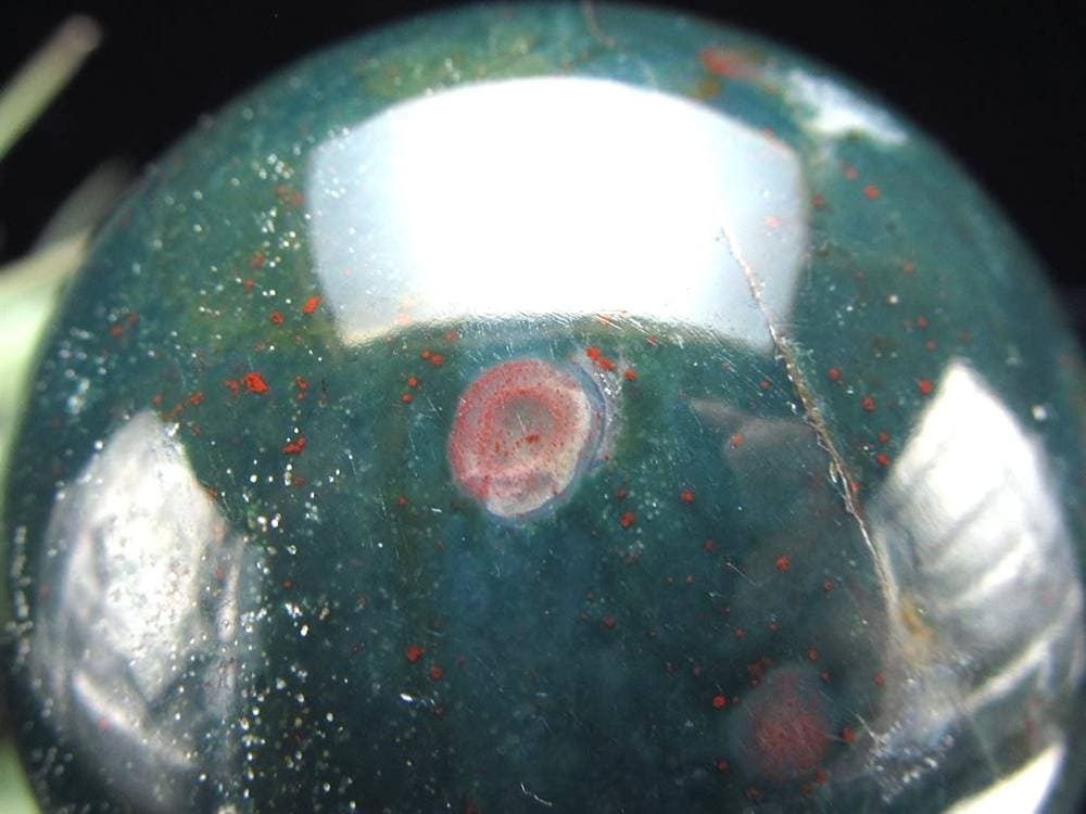 ブラッドストーン ヘリオトロープ 丸玉 スフィア