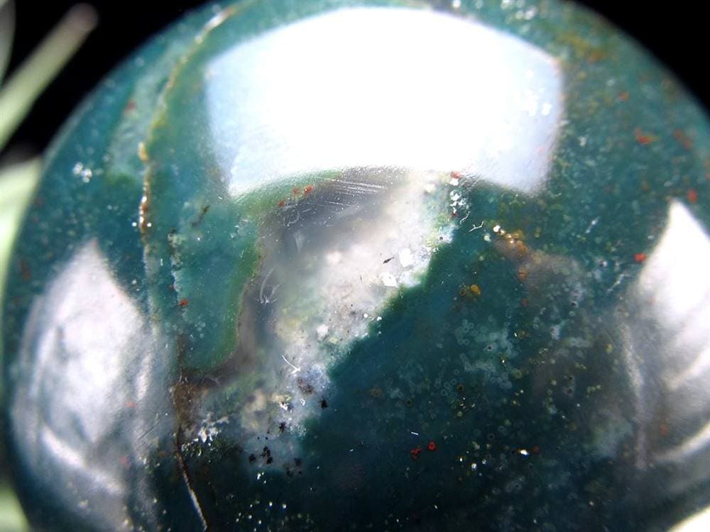 ブラッドストーン ヘリオトロープ 丸玉 スフィア