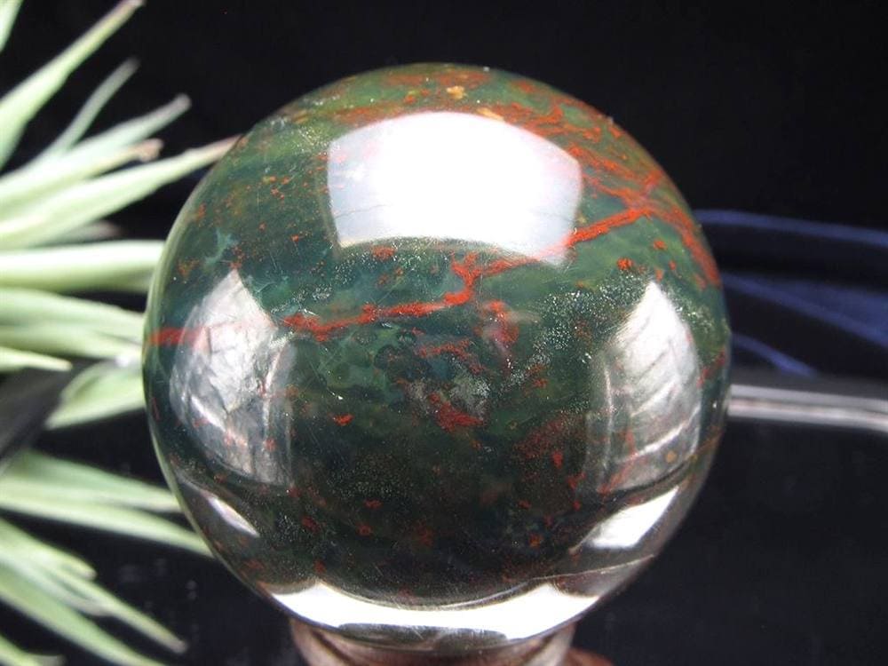 ブラッドストーン ヘリオトロープ 丸玉 スフィア