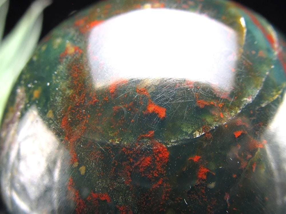 ブラッドストーン ヘリオトロープ 丸玉 スフィア