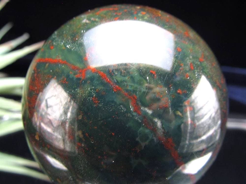 ブラッドストーン ヘリオトロープ 丸玉 スフィア