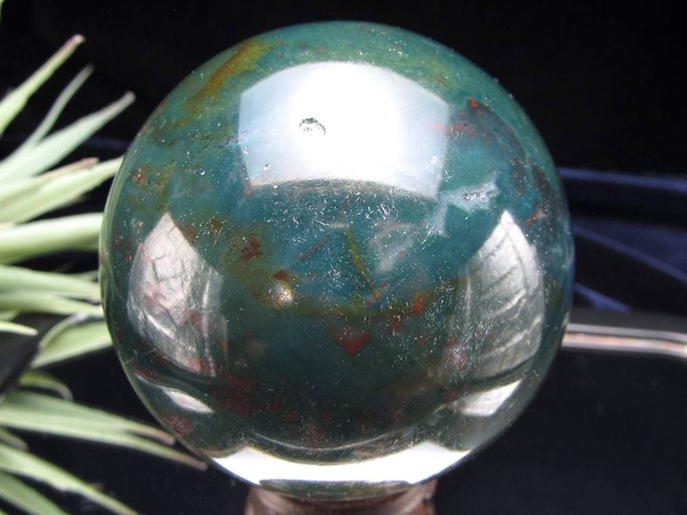 ブラッドストーン ヘリオトロープ 丸玉 スフィア