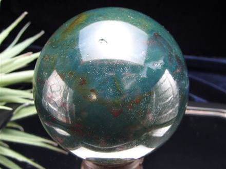 ブラッドストーン ヘリオトロープ 丸玉 スフィア