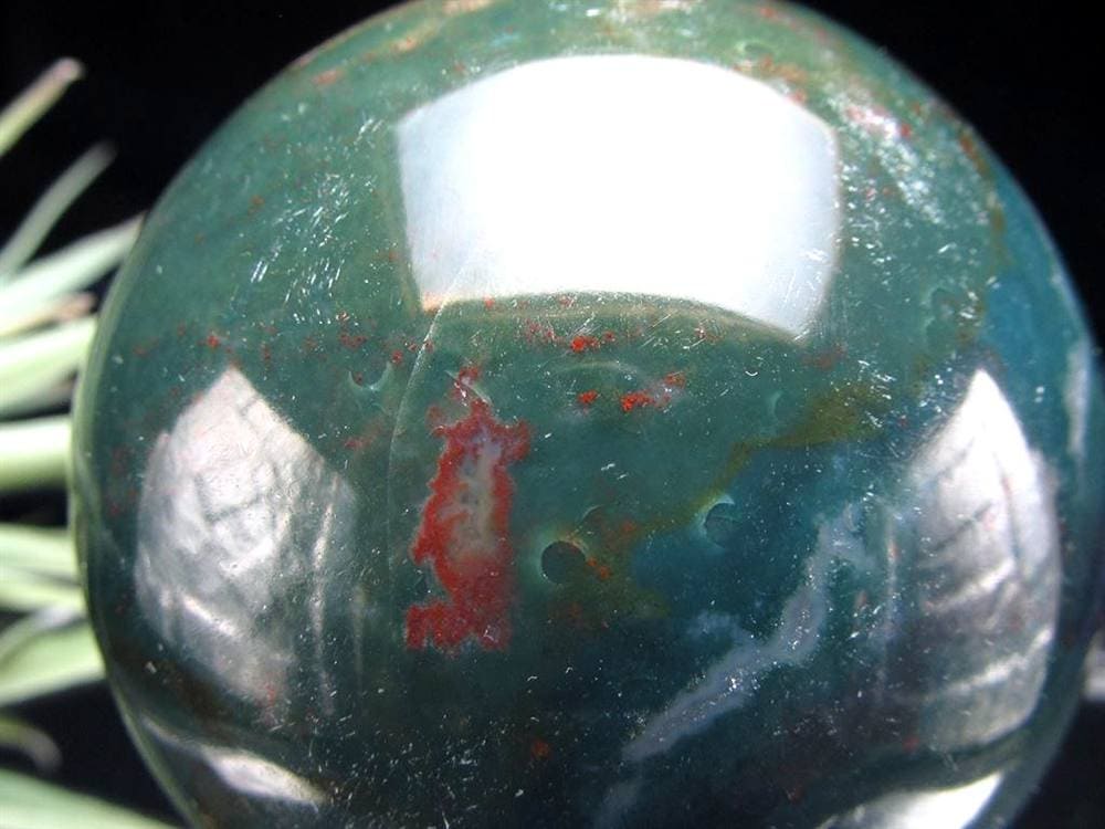 ブラッドストーン ヘリオトロープ 丸玉 スフィア