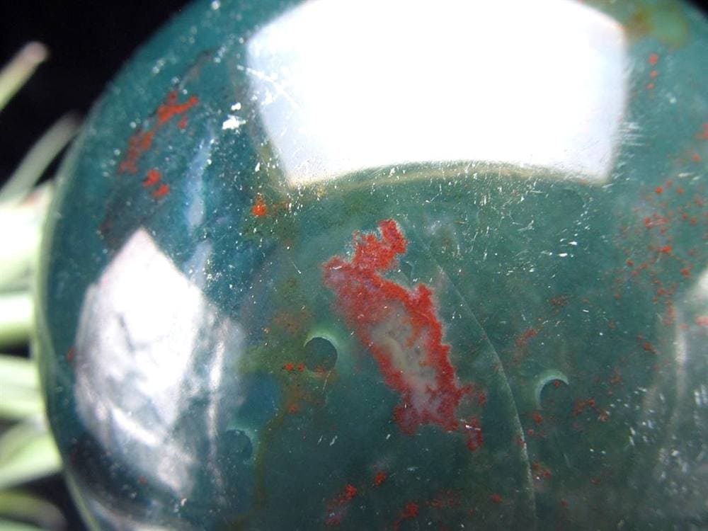 ブラッドストーン ヘリオトロープ 丸玉 スフィア