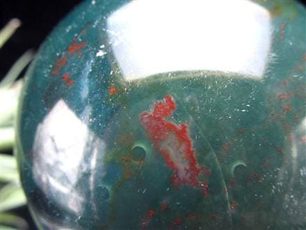 ブラッドストーン ヘリオトロープ 丸玉 スフィア