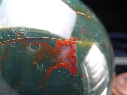 ブラッドストーン ヘリオトロープ 丸玉 スフィア