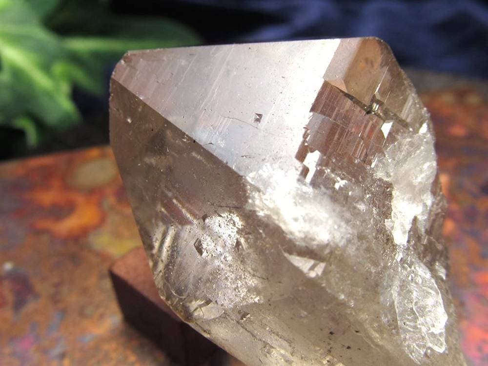 ヒマラヤ スモーキー クォーツ ガウリシャンカール 原石 ポイント