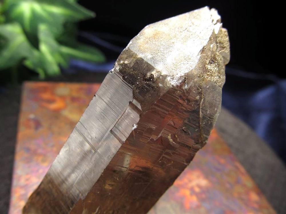 ヒマラヤ スモーキー クォーツ ガウリシャンカール 原石 ポイント