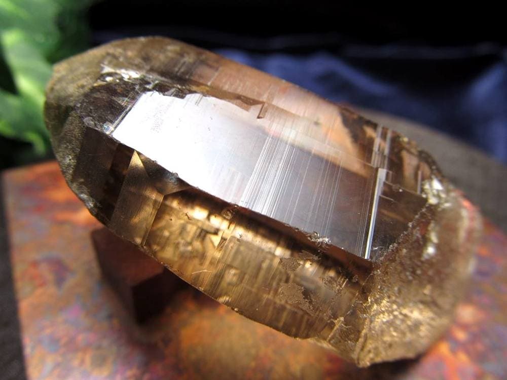 ヒマラヤ スモーキー クォーツ ガウリシャンカール 原石 ポイント