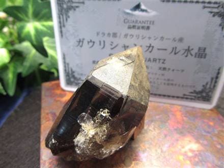 ヒマラヤ スモーキー クォーツ ガウリシャンカール 原石 ポイント