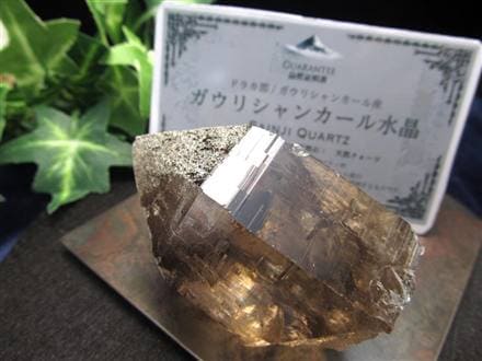 ヒマラヤ スモーキー クォーツ ガウリシャンカール 原石 ポイント