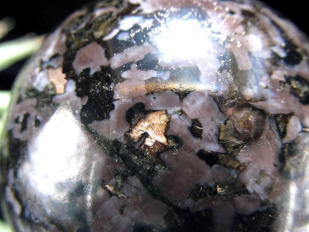 インディゴガブロ 斑糲岩 はんれいがん 丸玉