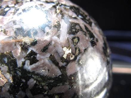 インディゴガブロ 斑糲岩 はんれいがん 丸玉