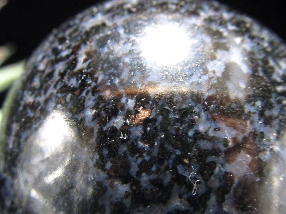 インディゴガブロ 斑糲岩 はんれいがん 丸玉