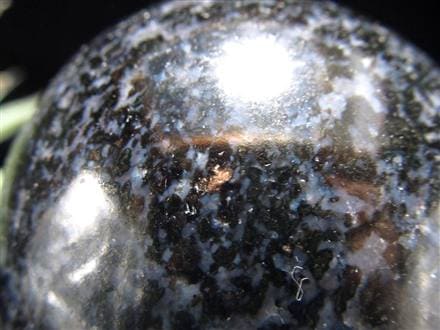 インディゴガブロ 斑糲岩 はんれいがん 丸玉