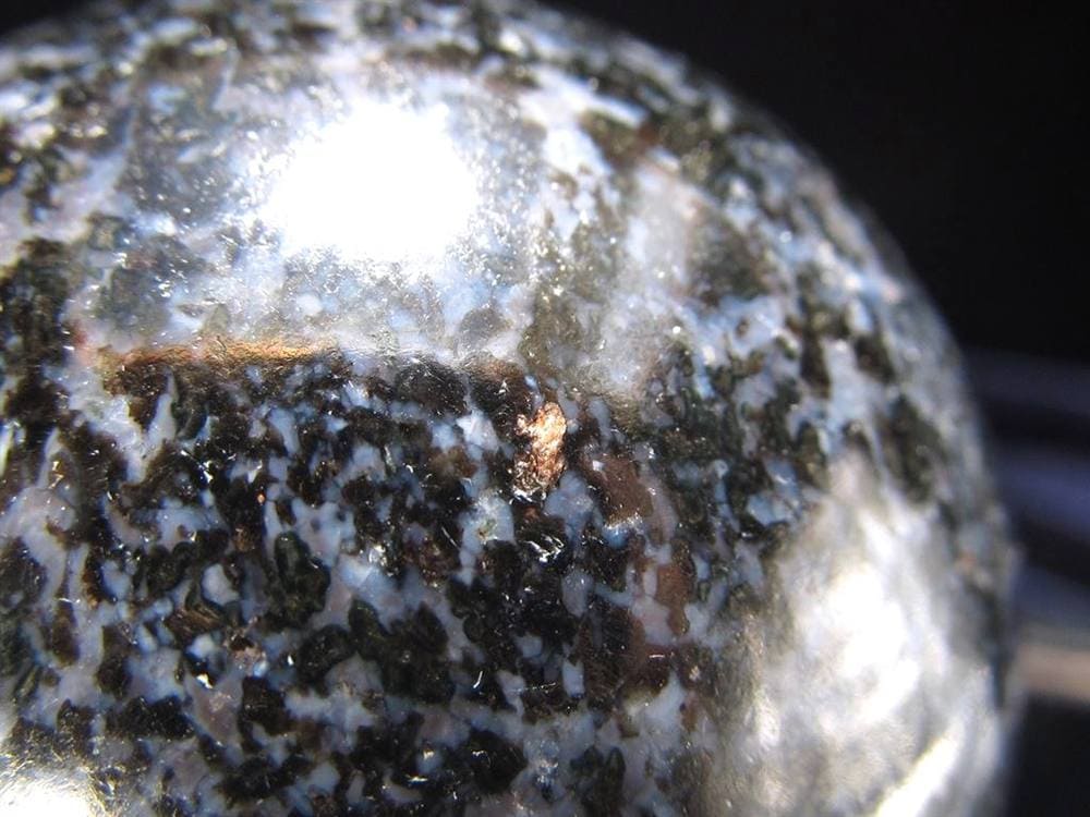 インディゴガブロ 斑糲岩 はんれいがん 丸玉