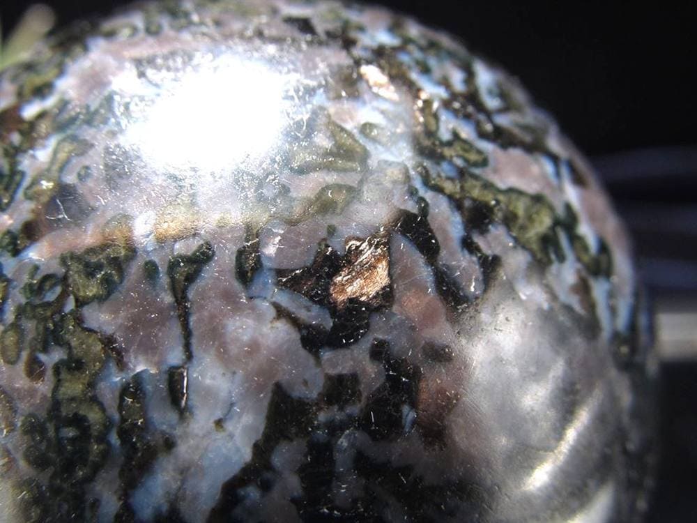 インディゴガブロ 斑糲岩 はんれいがん 丸玉