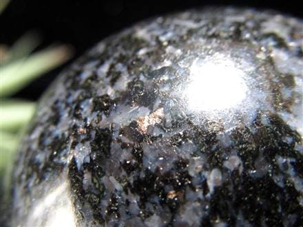 インディゴガブロ 斑糲岩 はんれいがん 丸玉