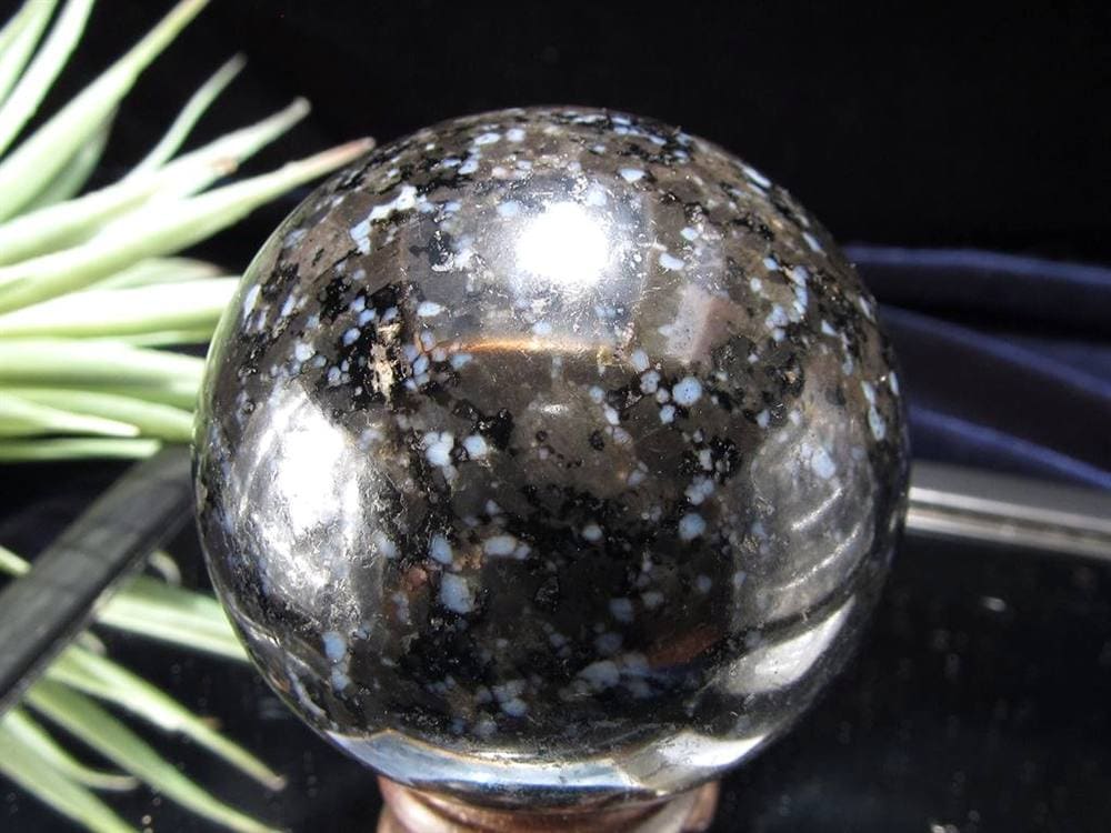 インディゴガブロ 斑糲岩 はんれいがん 丸玉