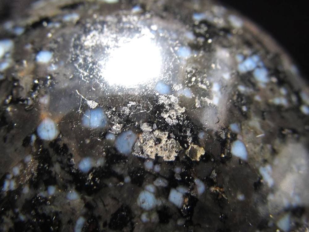 インディゴガブロ 斑糲岩 はんれいがん 丸玉