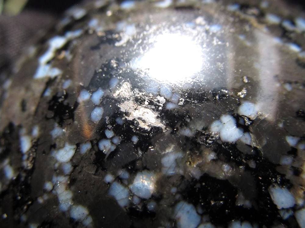 インディゴガブロ 斑糲岩 はんれいがん 丸玉