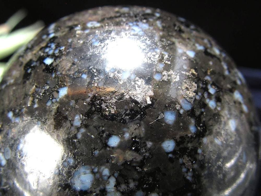 インディゴガブロ 斑糲岩 はんれいがん 丸玉