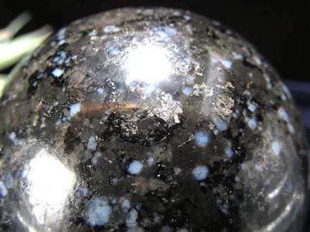 インディゴガブロ 斑糲岩 はんれいがん 丸玉