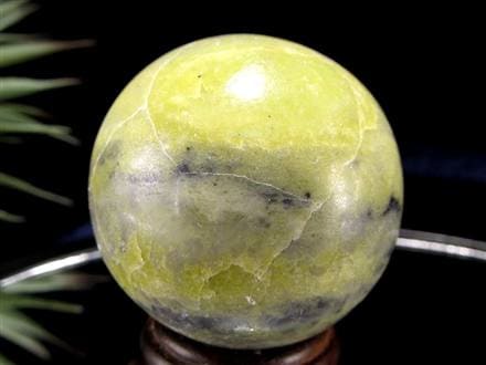 インフィナイト サーペンティン 蛇紋石 丸玉 置物 南アフリカ