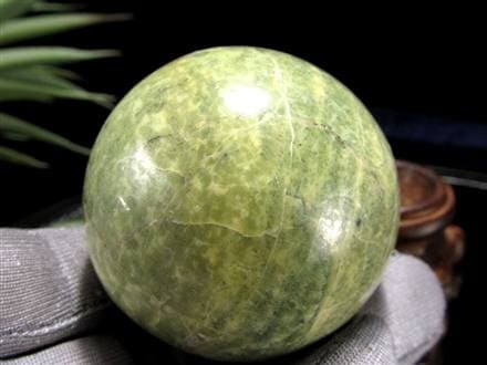 インフィナイト サーペンティン 蛇紋石 丸玉 置物 南アフリカ