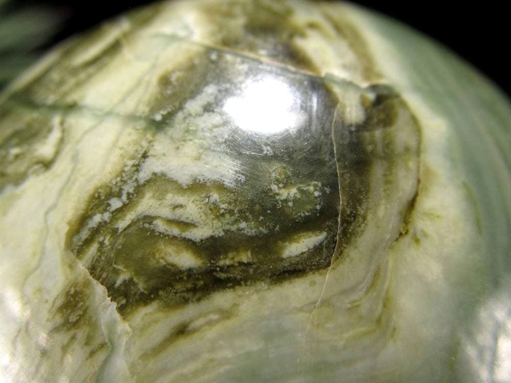 インフィナイト サーペンティン 蛇紋石 丸玉 置物 南アフリカ