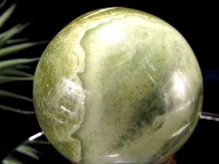 インフィナイト サーペンティン 蛇紋石 丸玉 置物 南アフリカ