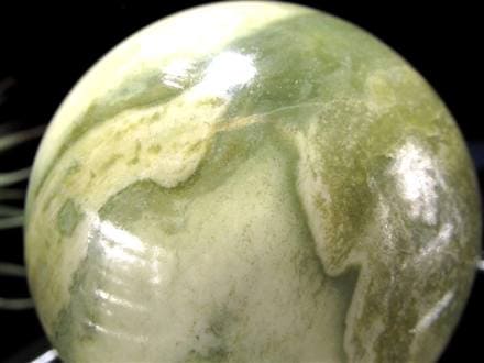 インフィナイト サーペンティン 蛇紋石 丸玉 置物 南アフリカ