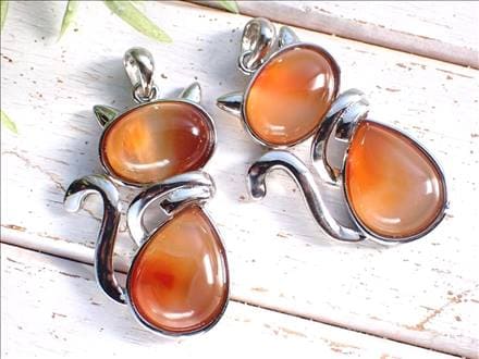 キャット,猫,オレンジカーネリアン,にゃんこ,ペンダントトップ