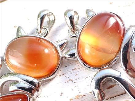 キャット,猫,オレンジカーネリアン,にゃんこ,ペンダントトップ