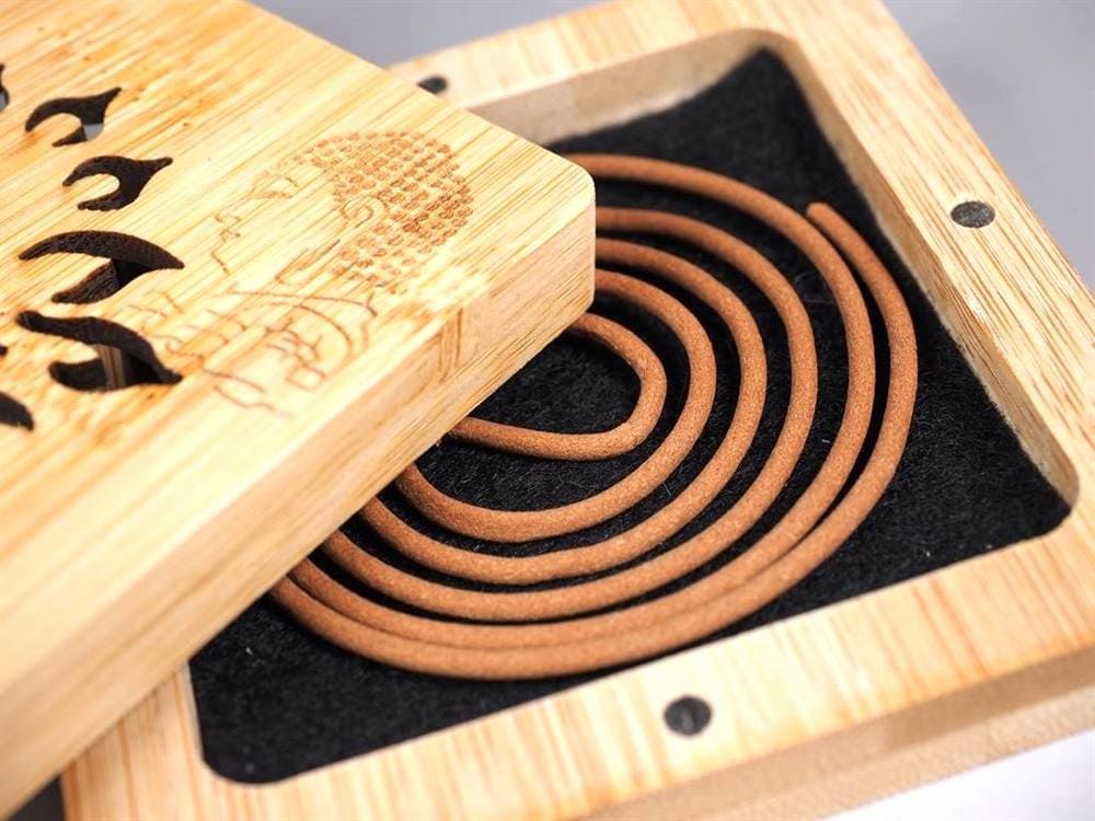 香炉 竹製 マグネット開閉 お香 バンブー香炉